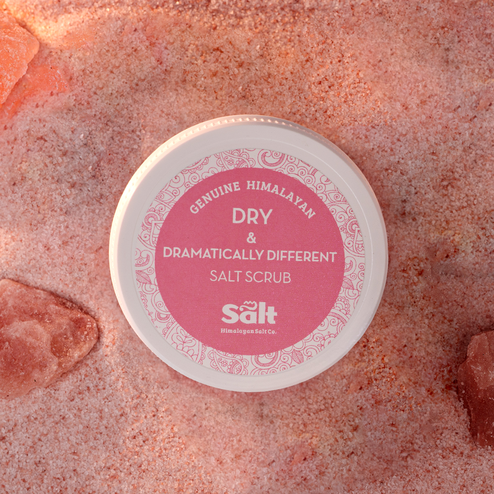 Dramatically Different Salt Scrub
